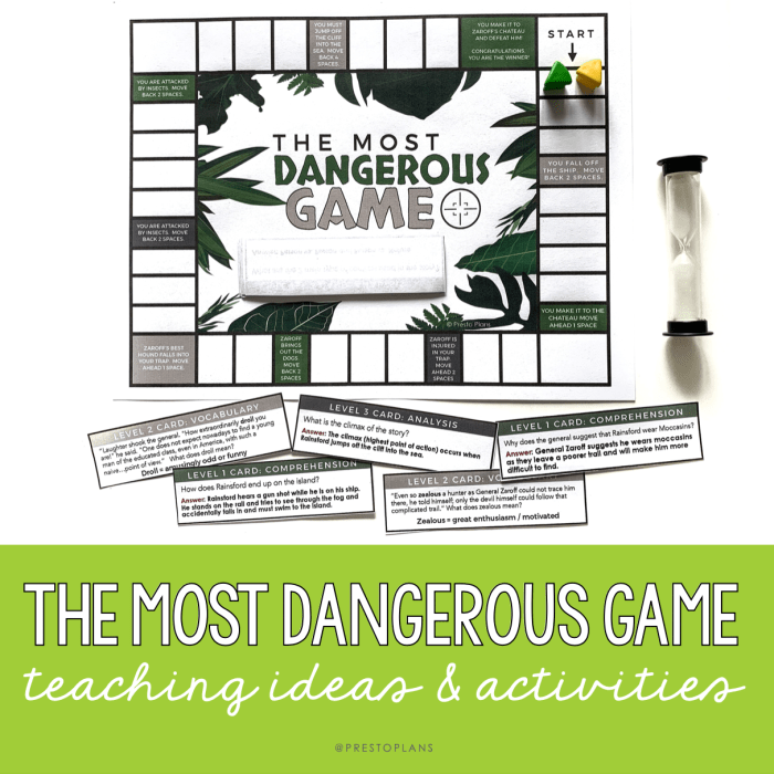 The most dangerous game vocabulary worksheet