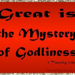 Mystery great christ releasing within discover amazing things