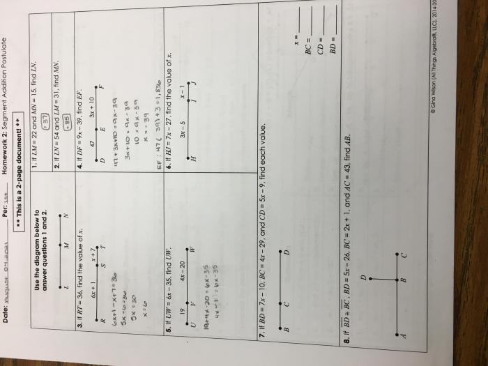 Chapter 1 basics of geometry answers