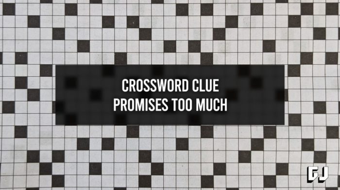 Too much water crossword clue